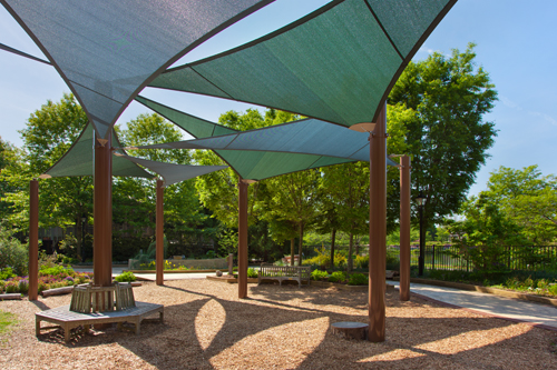 Children’s Shade System Installed at Lewis Ginter Botanical Gardens