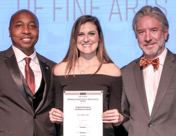 Erin Webb Honored the AIA Virginia Emerging Professional Award