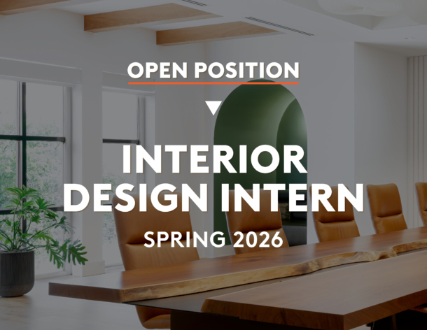 Spring 2026 Interior Design Internship Position Open