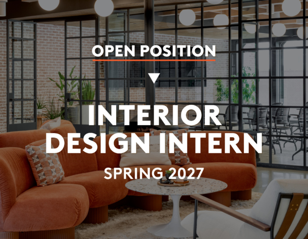 Interior Design Spring 2027 Internship Open